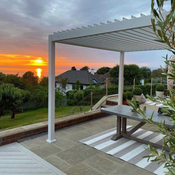 Nova Titan Pergola 3x3 White