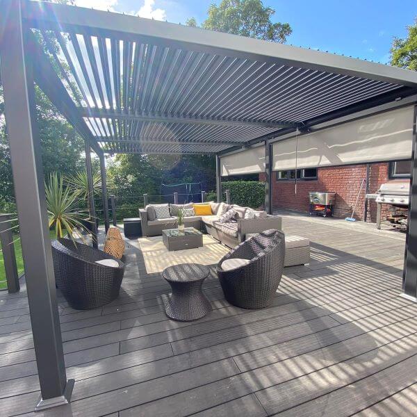 Suns Lifestyle Maranza Vented Aluminium Pergola (multiple sizes up to 7m)