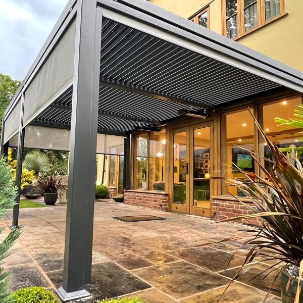 Suns Lifestyle Maranza Deluxe Vented Gazebo Side