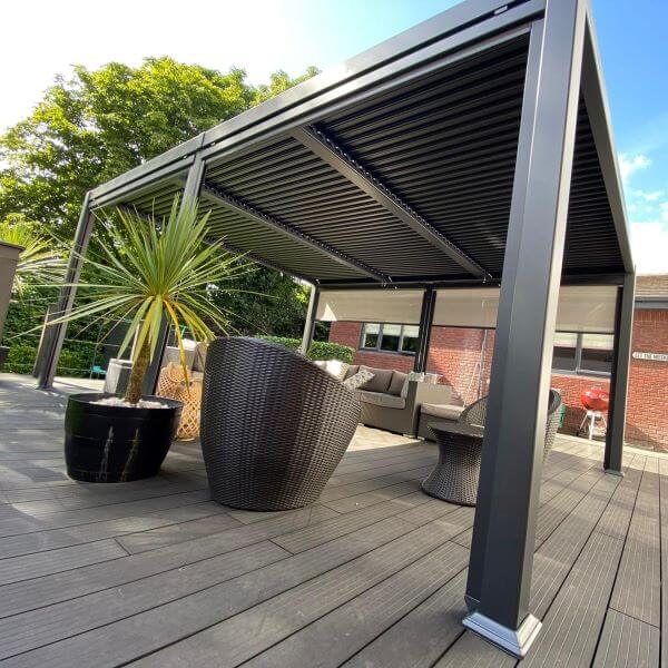 Suns Lifestyle Maranza Deluxe Vented Gazebo Side Profile