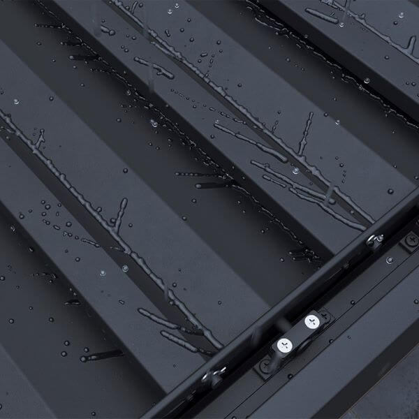 Suns Lifestyle Rota Louvered Aluminium Pergola - (multiple sizes from 3m to 7m)