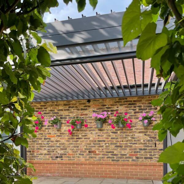 Suns Lifestyle Rota Louvered Aluminium Pergola - (multiple sizes from 3m to 7m)